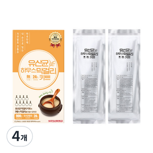 유산균 하우스 막걸리 키트, 450g, 4개