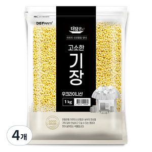 더담은 고소한 기장, 1kg, 4개