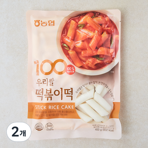 아름찬 농협 떡볶이떡, 400g, 2개