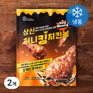 상신 허니킹 치킨봉 (냉동), 315g, 2개