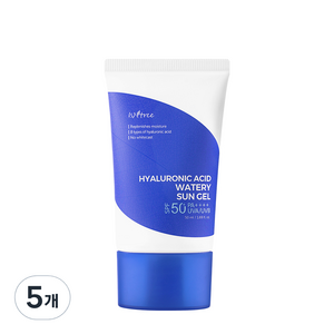 이즈앤트리 히아루론산 워터리 선 젤 SPF50+ PA++++, 50ml, 5개