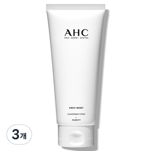 AHC 프렙 리셋 클렌징 폼, 150ml, 3개