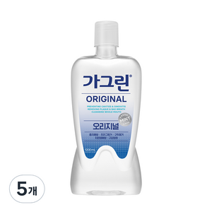 가그린 오리지널 구강청결제, 1.2L, 5개