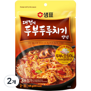 샘표 대전식 두부두루치기 양념, 2개, 135g