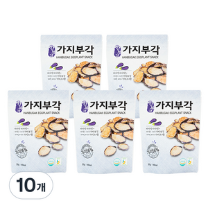 한부각 가지부각, 30g, 10개