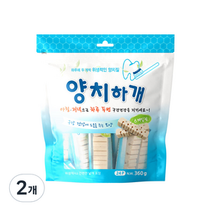 양치하개 반려견 덴탈껌 24p, 스케일링, 360g, 2개