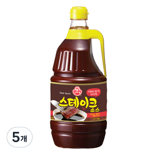 오뚜기 스테이크 소스, 2.1kg, 5개