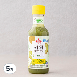 오뚜기 키위 저칼로리 드레싱, 310g, 5개