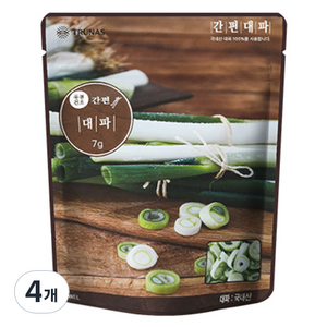 자연한알 간편양념 간편대파, 7g, 4개