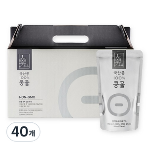 대학약콩두유 국산콩 콩물, 40개, 190ml