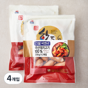 사조오양 한돈 그릴 비엔나, 230g, 4개입