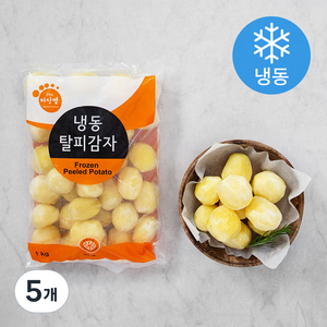 마당발 탈피감자 (냉동), 1kg, 5개