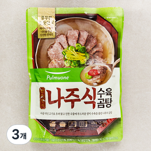 풀무원 반듯한식 나주식 수육곰탕 냉장, 450g, 3개