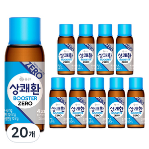 상쾌환 부스터 ZERO 숙취해소 음료, 100ml, 20개