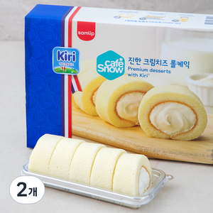 삼립 끼리 진한 크림치즈 롤케익, 330g, 2개