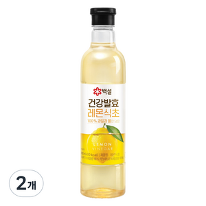 백설 건강발효 레몬식초, 800ml, 2개