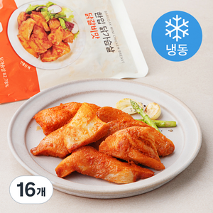 바르닭 한입 닭가슴살 닭갈비맛 (냉동), 100g, 16개