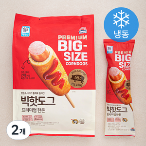 대림선 빅핫도그 (냉동), 520g, 2개