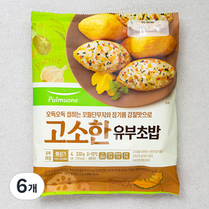 풀무원 고소한 유부초밥 4인분, 330g, 6개