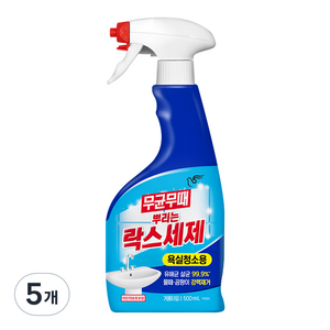 무균무때 뿌리는 락스세제, 500ml, 5개