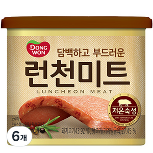 동원 런천미트, 340g, 6개