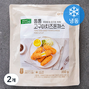 모노키친 통통 고구마 치즈 돈까스 (냉동), 350g, 2개