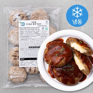 바른웰 치즈품은 황제 떡갈비 10개입 (냉동), 1kg, 1봉