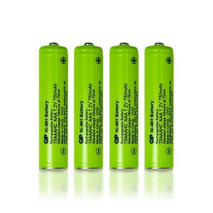 모토로라 무선 전화기 배터리 750mAh 2p x 2세트, GP75AAAHCR