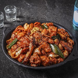 통나무집 닭갈비 밀키트 1640g (매장 2인분), 1.64kg, 1개