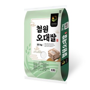 대한농산 2024년산 햅쌀 철원오대쌀 상등급, 20kg, 1개