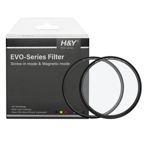 에이치앤와이 HD Evo 1/2 화이트미스트 마그네틱필터 77mm