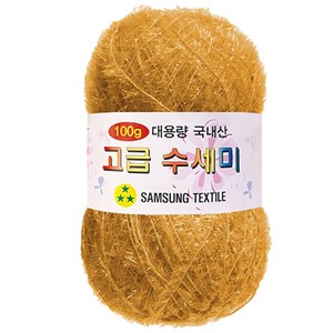 yana 대용량 고급 수세미 100g, 117 머스타드, 1개