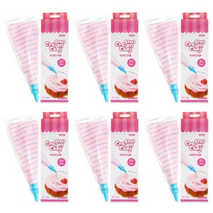 토단 하비 크림클레이 6p x 50g + 노즐 4종 x 6p 세트, 핑크(클레이), 1개