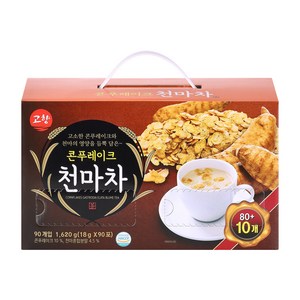 고향 콘푸레이크 천마차 90p, 18g, 90개입, 1개