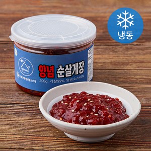 살맛나요 양념 순살게장 (냉동), 200g, 1개