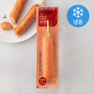 아임닭 맛있는 닭가슴살 매운후랑크 소시지 꼬치 (냉동), 70g, 1개