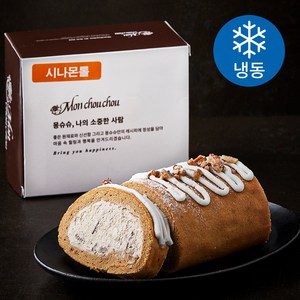 Monchouchou 피칸 시나몬롤 하프 (냉동), 190g, 1개