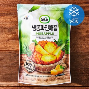 뉴뜨레 파인애플 (냉동), 1kg, 1개