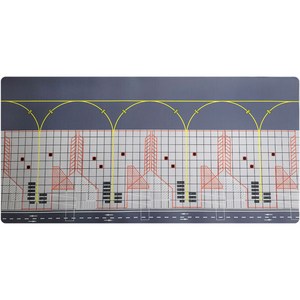 모형비행기 활주로 마우스 패드 80cm, 비행장, 1개
