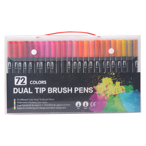 동아피엠에스 DUAL TIP BRUSH PENS, 1개, 72색