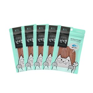 간택 고양이 져키 50g, 참치 + 타우린 혼합맛, 5개