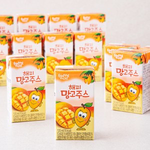 자연드림 해피 망고 주스, 120ml, 24개