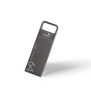 액센 Squae USB3.2 Gen1 메탈타입 USB메모리 SK31, 64GB, 1개