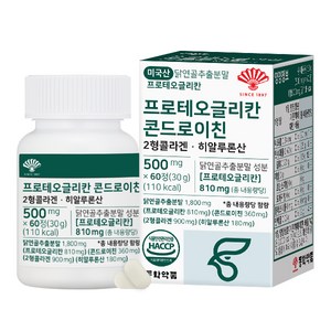 동화약품 프로테오글리칸 콘드로이친 2형콜라겐 히알루론산 30g, 1개, 60정