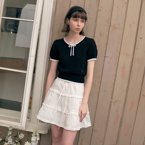 로라로라 TIERED MINI SKIRT