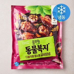 풀무원 동물복지 더블직화 윙 & 봉 갈비양념 (냉동), 300g, 1개