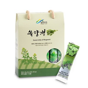 밀양한천 쑥양갱, 400g, 1개