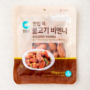 청정원 불고기 비엔나 소시지, 110g, 1개