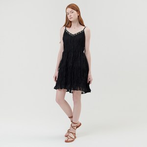 오앨 LACE SLIP MINI DRESS