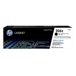 HP NO 206X W2110X 토너 M255 M282 M283, 검정, 1개